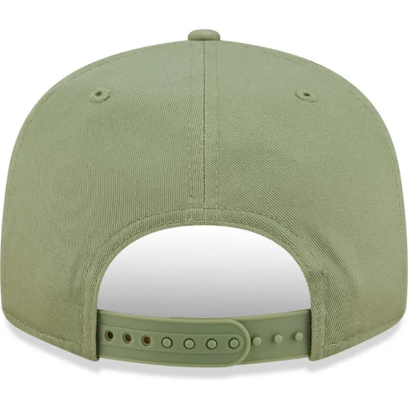 cappelli-piatta-verde-snapback-negro-9fifty-league-essential-dei-new-york-yankees-mlb-di-new-era