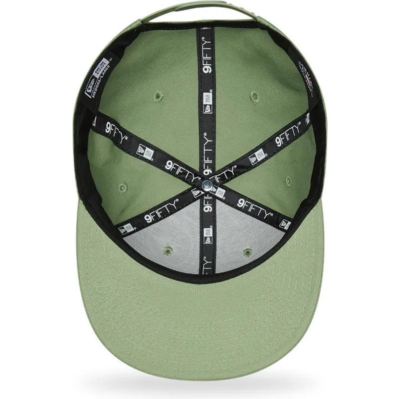 mutzen-flach-grun-snapback-negro-9fifty-league-essential-der-new-york-yankees-mlb-von-new-era