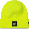 berretto-giallo-neon-team-cuff-dei-new-york-yankees-mlb-di-new-era