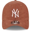 cappelli-curva-marrone-regolato-39thirty-cord-dei-new-york-yankees-mlb-di-new-era