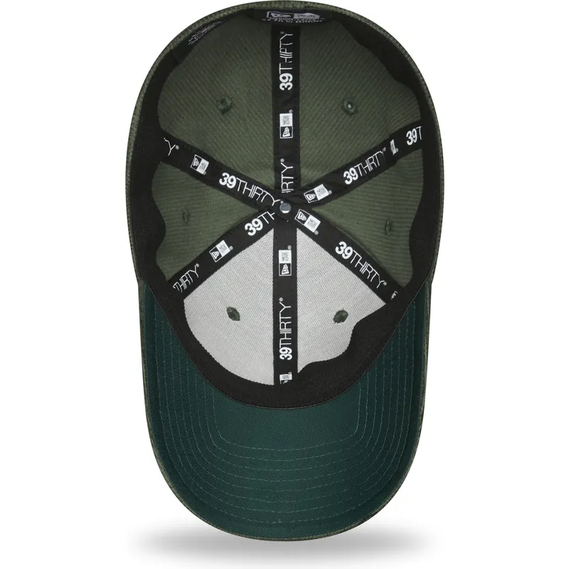 mutzen-gebogen-grun-angepasst-39thirty-cord-der-new-york-yankees-mlb-von-new-era