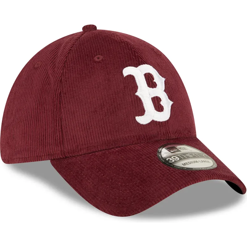 cappelli-curva-rosso-regolato-39thirty-cord-dei-boston-red-sox-mlb-di-new-era