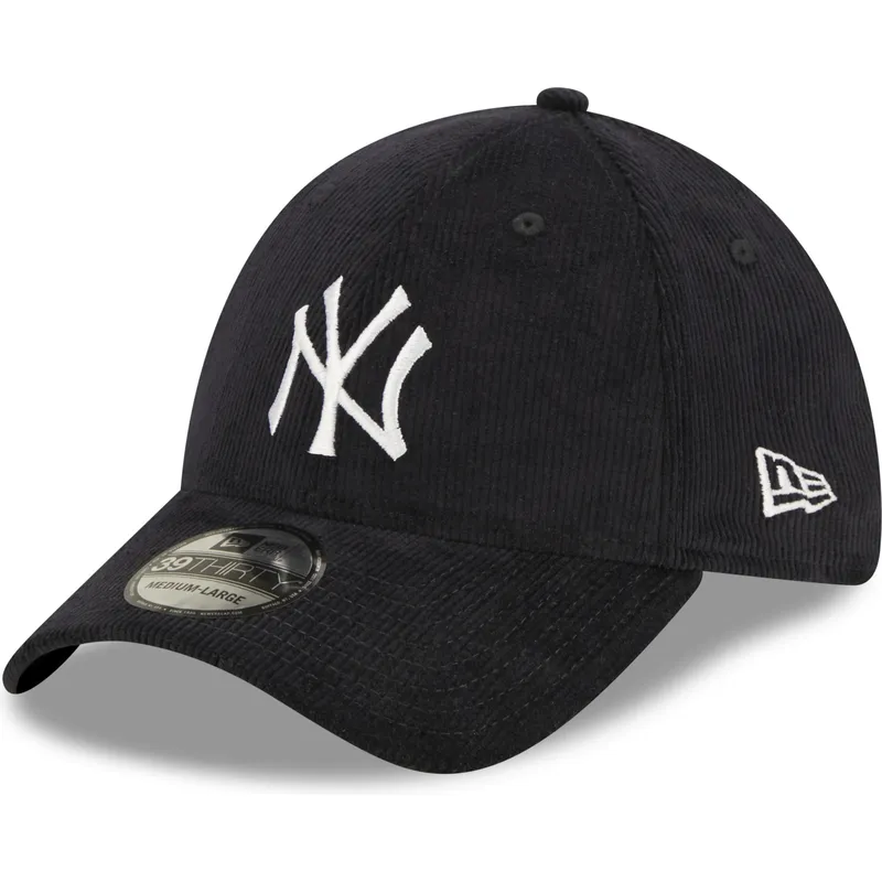 mutzen-gebogen-marineblau-angepasst-39thirty-cord-der-new-york-yankees-mlb-von-new-era