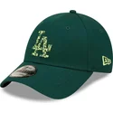mutzen-gebogen-grun-verstellbares-band-9forty-seasonal-infill-der-los-angeles-dodgers-mlb-von-new-era