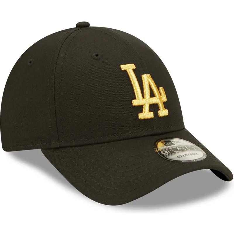 cappelli-curva-nero-cinghia-regolabile-dorado-9forty-metallic-dei-los-angeles-dodgers-mlb-di-new-era cappelli-curva-nero-cinghia-regolabile-dorado-9forty-metallic-dei-los-angeles-dodgers-mlb-di-new-era