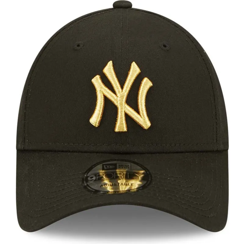 gorra-curva-negra-ajustable-con-logo-dorado-9forty-metallic-de-new-york-yankees-mlb-de-new-era