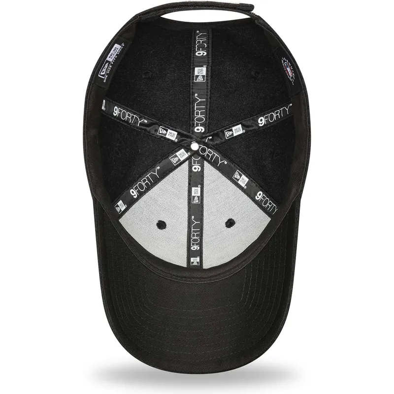 cappelli-curva-nero-cinghia-regolabile-9forty-the-league-melton-wool-dei-new-york-yankees-mlb-di-new-era