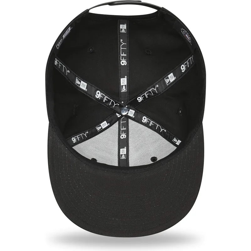 cappelli-piatta-nero-snapback-9fifty-league-essential-dei-los-angeles-dodgers-mlb-di-new-era