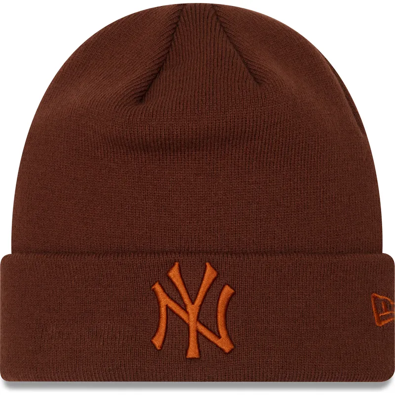 cappelli-marrone-marron-league-essential-cuff-dei-new-york-yankees-mlb-di-new-era