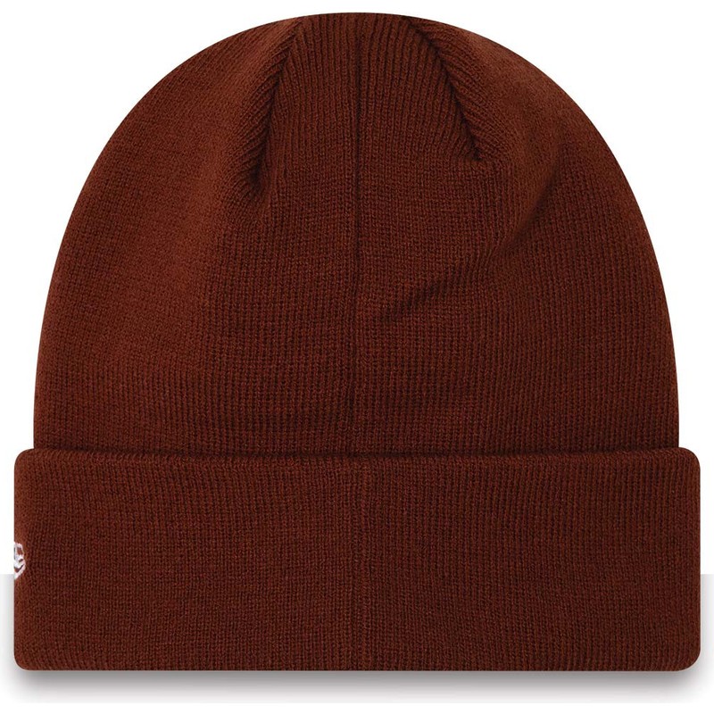 new-era-team-cuff-new-york-yankees-mlb-dark-brown-beanie