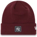 berretto-granata-team-cuff-dei-new-york-yankees-mlb-di-new-era