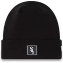 mutzen-schwarz-team-cuff-der-chicago-white-sox-mlb-von-new-era