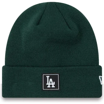 Bonnet vert foncé Team Cuff Los Angeles Dodgers MLB New Era