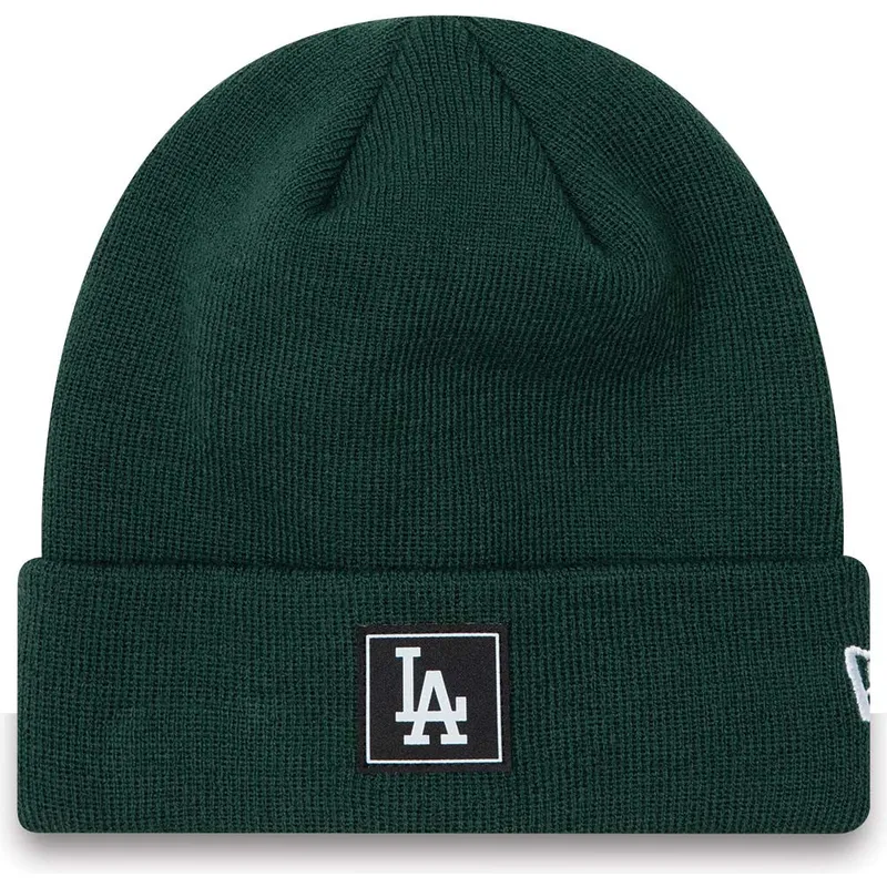 mutzen-grun-team-cuff-der-los-angeles-dodgers-mlb-von-new-era