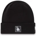 berretto-nero-team-cuff-dei-los-angeles-dodgers-mlb-di-new-era