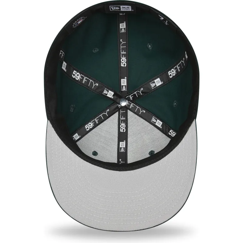 cappelli-piatta-verde-regolato-59fifty-league-essential-dei-new-york-yankees-mlb-di-new-era
