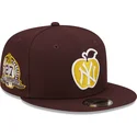 mutzen-flach-rot-snapback-granate-9fifty-ny-apple-der-new-york-yankees-mlb-von-new-era