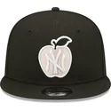 cappellino-nero-snapback-9fifty-ny-apple-dei-new-york-yankees-mlb-di-new-era