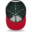 cappellino-snapback-9fifty-ny-apple-verde-scuro-e-rosso-dei-new-york-yankees-mlb-di-new-era