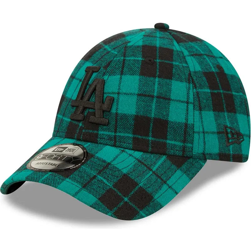 cappelli-curva-verde-cinghia-regolabile-negro-9forty-plaid-dei-los-angeles-dodgers-mlb-di-new-era cappelli-curva-verde-cinghia-regolabile-negro-9forty-plaid-dei-los-angeles-dodgers-mlb-di-new-era