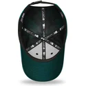 mutzen-gebogen-grun-verstellbares-band-negro-9forty-plaid-der-los-angeles-dodgers-mlb-von-new-era