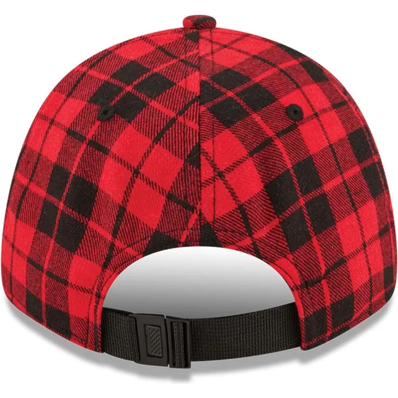 cappelli-curva-rosso-cinghia-regolabile-negro-9forty-plaid-dei-boston-red-sox-mlb-di-new-era cappelli-curva-rosso-cinghia-regolabile-negro-9forty-plaid-dei-boston-red-sox-mlb-di-new-era
