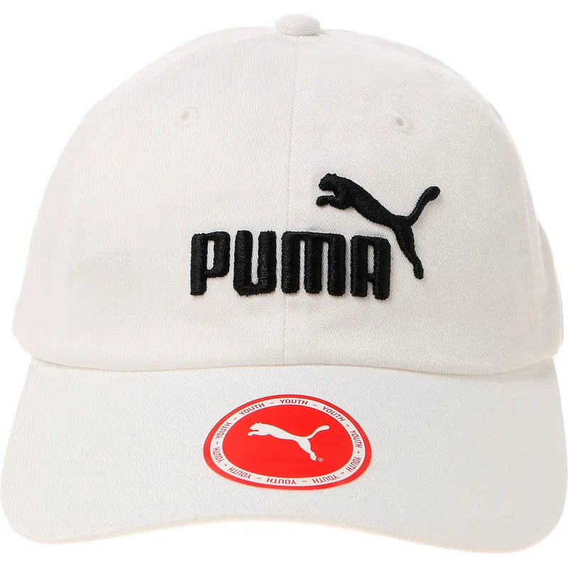 cappellino-curvo-bianco-regolabile-per-bambino-essentials-di-puma