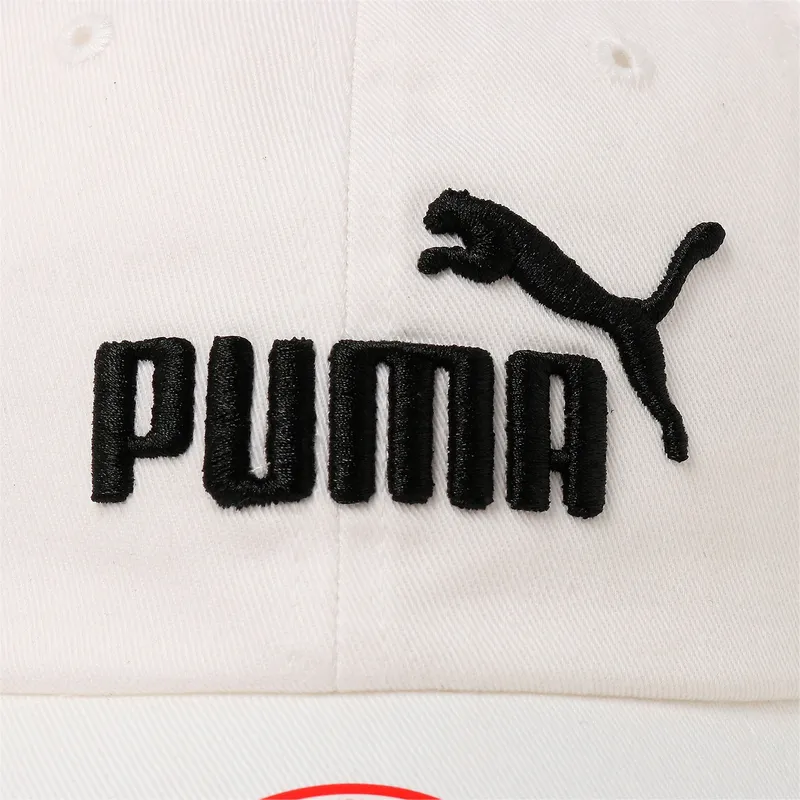 weisse-verstellbare-curved-cap-fur-kinder-essentials-von-puma