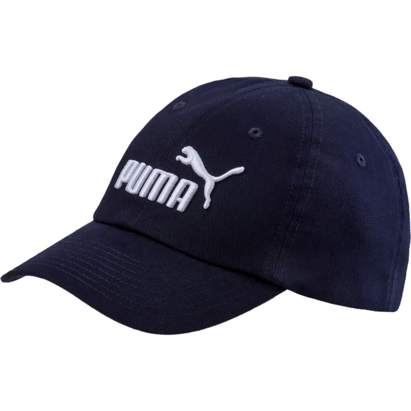 cappello-curvo-blu-navy-regolabile-per-bambino-essentials-di-puma