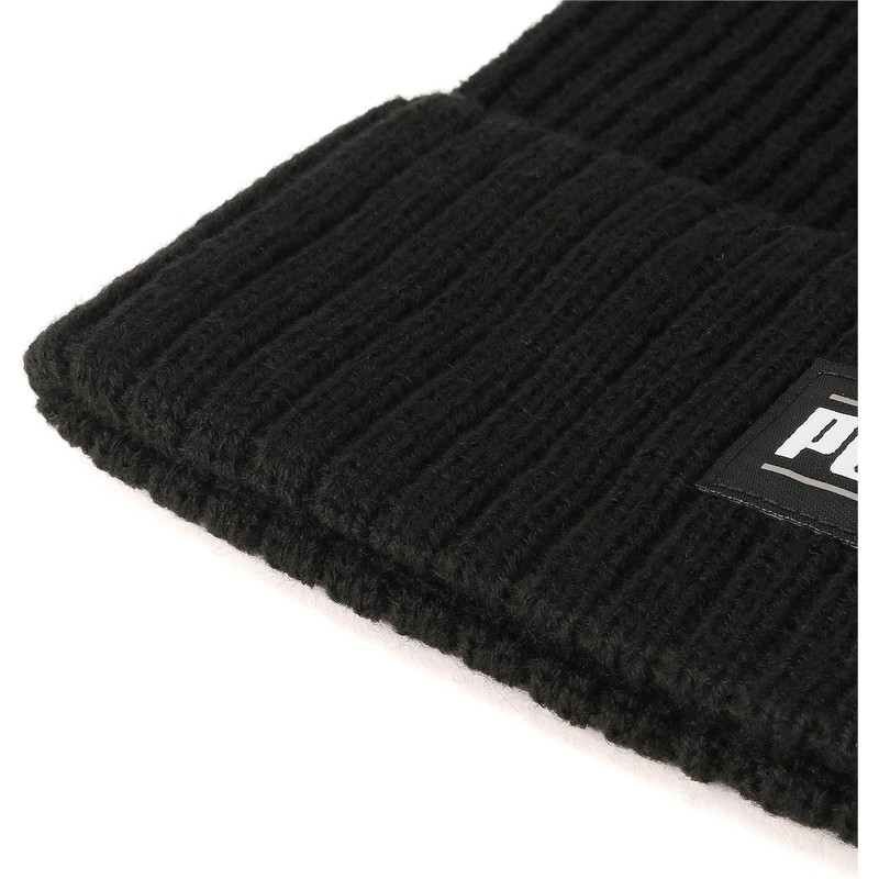 puma-ribbed-classic-cuff-black-beanie