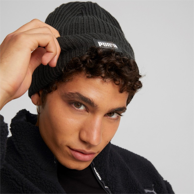 puma-ribbed-classic-cuff-black-beanie