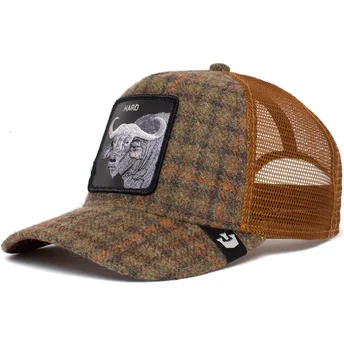 braune-trucker-kappe-buffel-hard-hardwood-the-farm-von-goorin-bros
