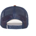 cappello-trucker-beige-e-blu-cane-pastore-tedesco-bad-boy-big-bad-woof-the-farm-di-goorin-bros