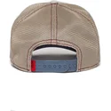cappellino-trucker-beige-e-granata-con-chihuahua-fierce-yo-quiero-the-farm-di-goorin-bros