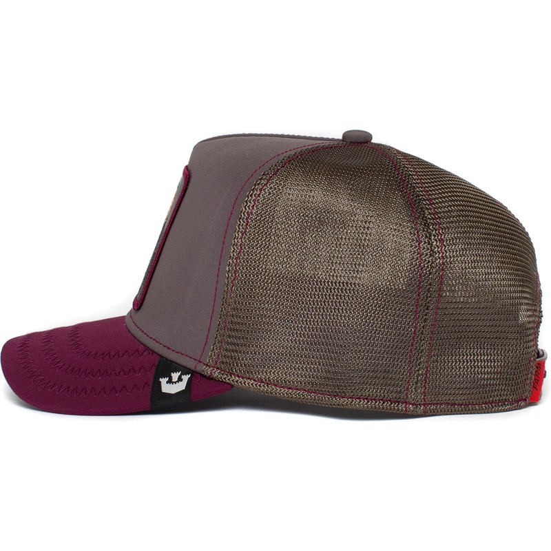 goorin-bros-doberman-fearless-true-true-the-farm-grey-and-maroon-trucker-hat