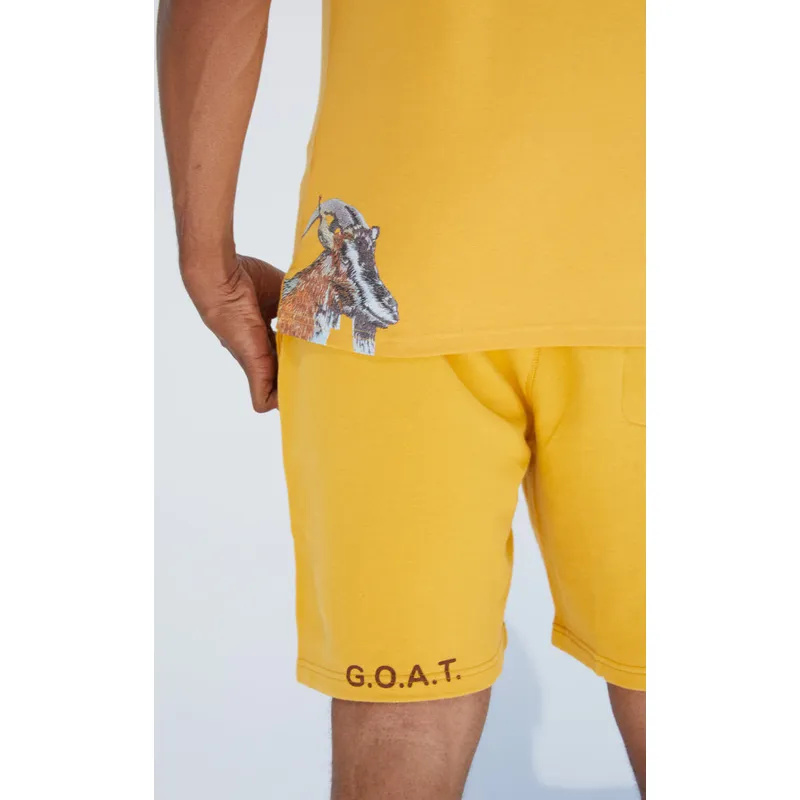 magliette-manica-corta-giallo-dei-manga-corta-amarilla-cabra-goat-goatee-the-farm-the-farm-di-goorin-bros magliette-manica-corta-giallo-dei-manga-corta-amarilla-cabra-goat-goatee-the-farm-the-farm-di-goorin-bros
