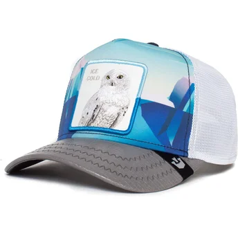 niebiesko-szara-czapka-trucker-z-puchaczem-snieznym-ice-cold-geometric-iceberg-the-farm-od-goorin-bros