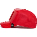 rote-trucker-kappe-gallo-cock-big-red-patent-leather-the-farm-von-goorin-bros