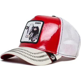 gorra-trucker-roja-y-blanca-vaca-cash-golden-calf-patent-leather-the-farm-de-goorin-bros