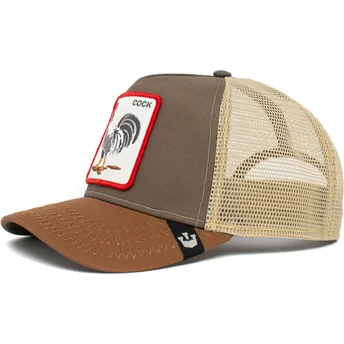 Goorin Bros. Rooster The Cock The Farm Green and Brown Trucker Hat
