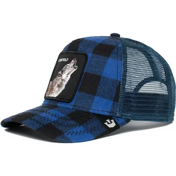 Goorin Bros. Lone Wolf Code Blue The Farm Blue and Black Trucker Hat