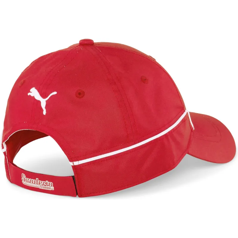 cappelli-curva-rosso-cinghia-regolabile-sptwr-race-b-dei-ferrari-formula-1-di-puma