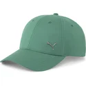 verstellbare-grune-kappe-mit-gebogenem-schirm-metal-cat-von-puma