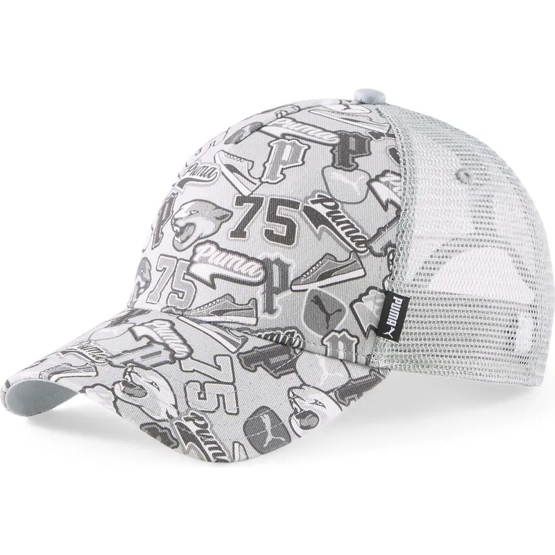 cappelli-curva-grigio-snapback-di-puma