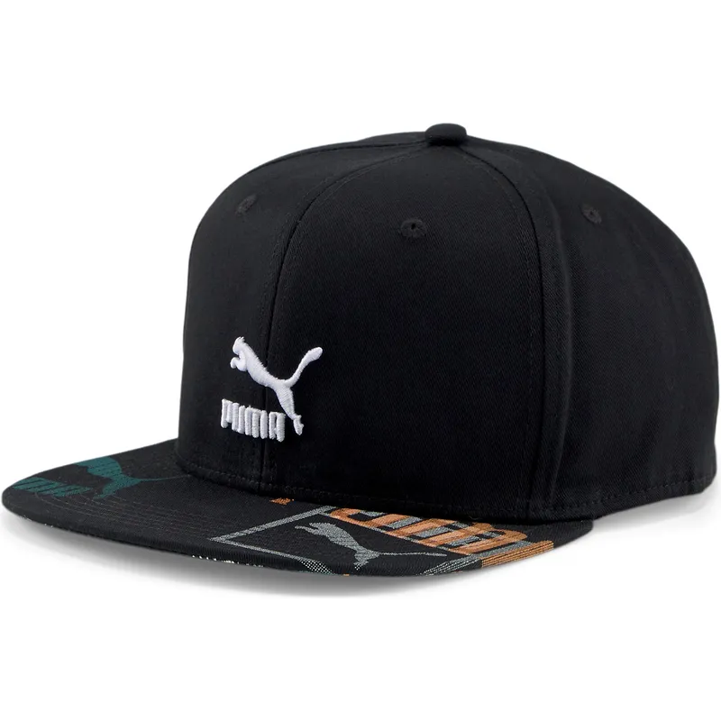 mutzen-flach-schwarz-snapback-von-puma mutzen-flach-schwarz-snapback-von-puma