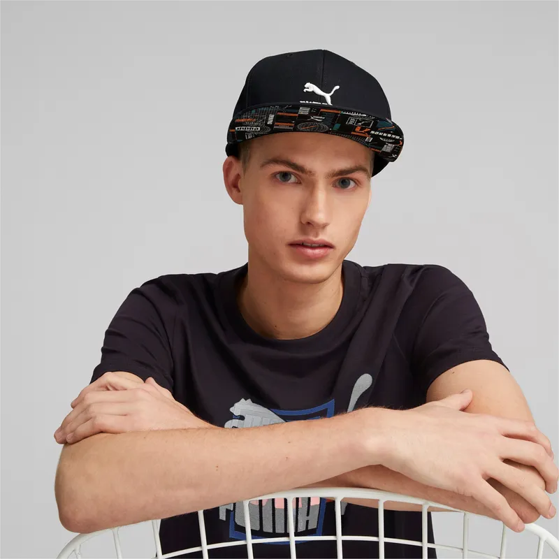 mutzen-flach-schwarz-snapback-von-puma mutzen-flach-schwarz-snapback-von-puma