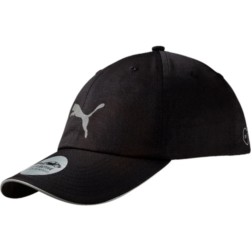 cappellino-curvo-nero-regolabile-padel-di-puma