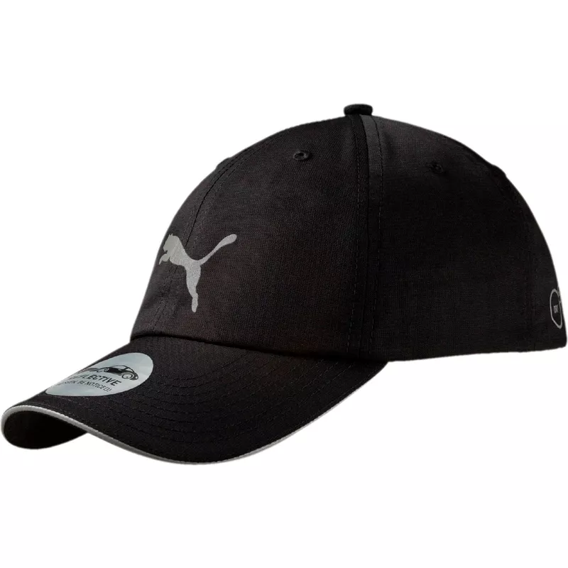 puma-curved-brim-padel-black-adjustable-cap