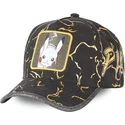 casquette-courbee-noire-et-jaune-ajustable-pikachu-tag-ele1-pokemon-capslab