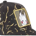 cappelli-curva-nero-cinghia-regolabile-pikachu-pokemon-di-capslab